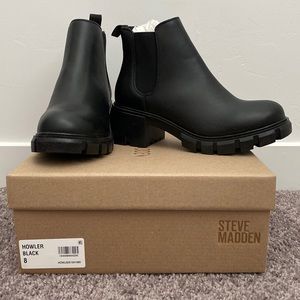 Black Platform Steve Madden Boots